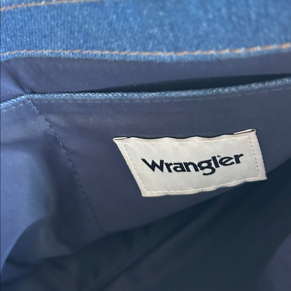 Wrangler Blue Denim Messenger Bag - Picture 9 of 12